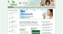 Desktop Screenshot of mapric.com.br
